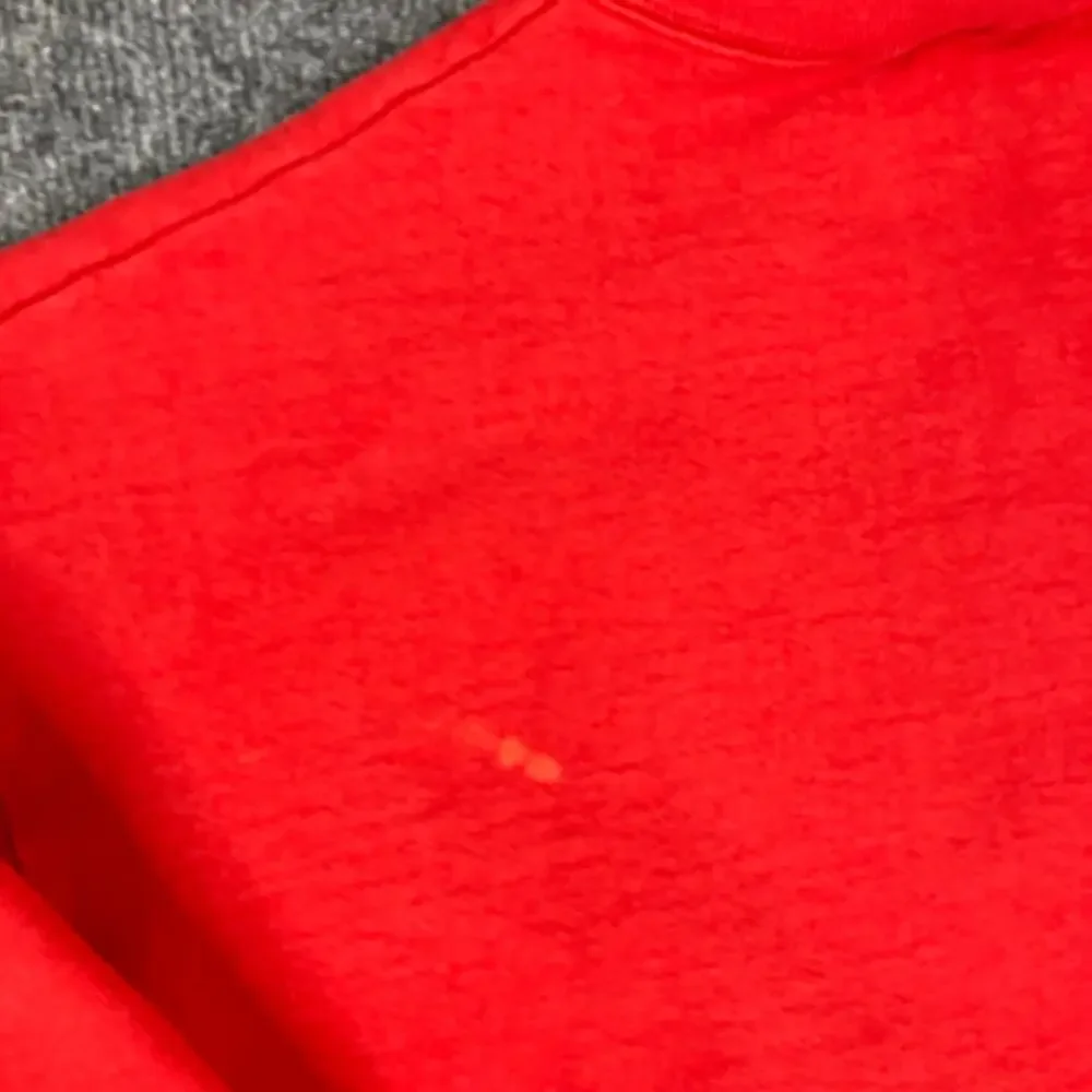 Fruit of the Loom Sweatshirt Mens Size L Red Breck-N-10 Tour Ski Graphic Vintage